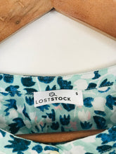 Load image into Gallery viewer, Lost Stock Women’s Lightweight Floral Shirt | S UK8 | Blue