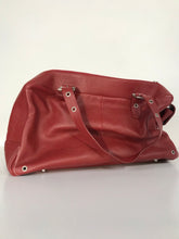 Load image into Gallery viewer, Petit Planet Women's Leather Weekend Bag | Red