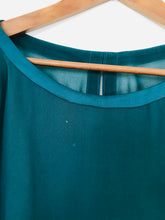 Load image into Gallery viewer, Coast Women's Bat Wing Sleeve Sheer Blouse | UK18 | Green