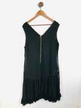 Load image into Gallery viewer, Biba Women's Sequin Flapper Shift Dress | UK18 | Black