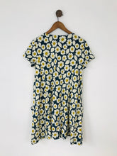 Load image into Gallery viewer, Seasalt Cornwall Women’s Floral Oversize Shift Dress | UK12 | Blue