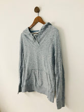 Load image into Gallery viewer, Victoria’s Secret Women’s Wide Neck Hoodie Jumper | S | Grey Blue
