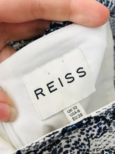 Load image into Gallery viewer, Reiss Women’s Lace Pleated Dress | UK10 | Blue White
