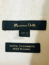 Load image into Gallery viewer, Massimo Dutti Women's Wool High Neck Jumper | XL UK16 | White