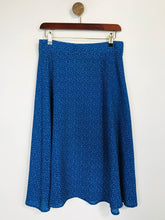 Load image into Gallery viewer, Øst Oest London Women's Polka Dot A-Line Skirt | M UK10-12 | Blue