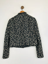 Load image into Gallery viewer, Oui Women's Leopard Print Biker Jacket | UK16 | Multicoloured
