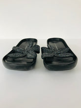 Load image into Gallery viewer, Robert Clergerie Women’s Star Strap Sandals Sliders | UK5 | Black