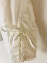 Load image into Gallery viewer, Mango Women's Collarless Button-Up Shirt | L UK14 | White