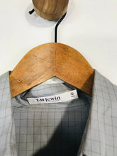 Load image into Gallery viewer, T.M. Lewin Women's Check Gingham Long Sleeve Button-Up Shirt | UK10 | Grey