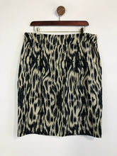 Load image into Gallery viewer, Hobbs Women's Silk Animal Print Pencil Skirt | UK16 | Multicoloured