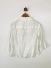 Load image into Gallery viewer, Jaeger Women's Linen Button-Up Shirt | UK16 | White