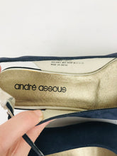 Load image into Gallery viewer, Andre Assous Women's Suede Slingback Sandals | US7.5 UK5.5 | Blue