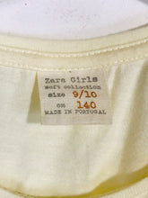 Load image into Gallery viewer, Zara Kid's Floral T-Shirt | 9-10 years | Yellow