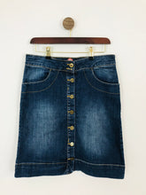 Load image into Gallery viewer, Joules Women’s Button-Up Denim Skirt | UK10 | Blue
