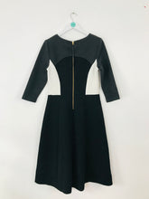 Load image into Gallery viewer, Boden Women’s Quilted Panel A-Line Dress | UK14 | Grey Black