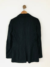 Load image into Gallery viewer, Sticky Fingers Women’s Pin Stripe Wool Blazer Suit Jacket | UK10 | Black Pink