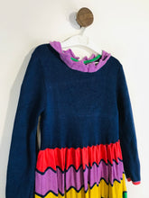 Load image into Gallery viewer, Mini Boden Kid's Knit A-Line Dress | 5-6 Years 116cm | Multicoloured