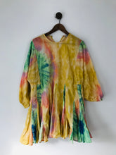 Load image into Gallery viewer, Rhode Resort Women’s Colourful Tie Dye Aline Mini Dress | S UK8 | Multicolour