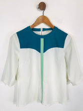 Load image into Gallery viewer, Sugarhill Women's Colour Block Blouse | UK10 | White