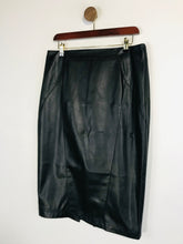 Load image into Gallery viewer, Stitch Fix Women's Faux Leather Editor’s cut Pencil Skirt NWT | UK14 | Black