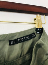 Load image into Gallery viewer, Zara Women's Satin Wrap Midi Skirt | M UK10-12 | Green