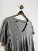 Load image into Gallery viewer, Zara Women's V-Neck T-Shirt | M UK10-12 | Grey