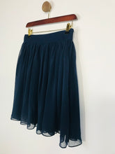 Load image into Gallery viewer, Reiss Women's Ruched A-Line Skirt | UK10 | Blue