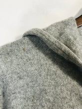 Load image into Gallery viewer, Gharani Strok Women's Cashmere Hooded Cardigan | L UK14 | Grey
