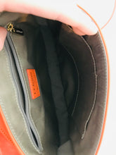 Load image into Gallery viewer, L.K. Bennett Women’s Leather Crossbody Saddle Bag | H9 W10 | Orange