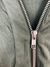 Load image into Gallery viewer, Diesel Women’s Batwing Sleeve Zip T-Shirt Top | L | Khaki Green