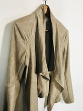 Load image into Gallery viewer, BB Dakota by Steve Madden Women's Suede Cardigan | L UK14 | Beige