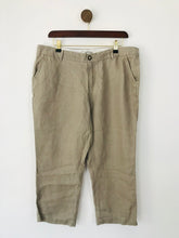 Load image into Gallery viewer, Fatface Women's Linen Crop Culottes Trousers | UK14 | Brown