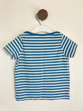Load image into Gallery viewer, Boden Kid's Striped T-Shirt | 12-18 Months | Blue