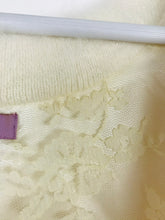 Load image into Gallery viewer, Monsoon Womens Knit Cropped Cardigan | UK14 | Cream