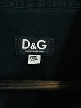 Load image into Gallery viewer, Dolce & Gabbana Men's Cotton Button-Up Shirt | XXXL | Black