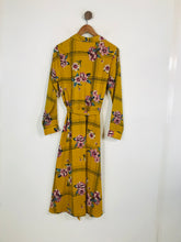 Load image into Gallery viewer, Innocence Women's Floral Shirt Dress | UK14 | Yellow