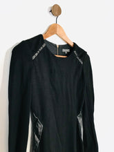 Load image into Gallery viewer, Pied a Terre Women's Faux Leather Smart Sheath Dress | UK6 | Black