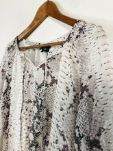 Load image into Gallery viewer, Isabella Oliver Women's Snakeskin Maternity Shift Dress NWT | 1 | Multicoloured