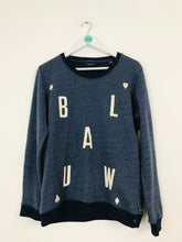 Load image into Gallery viewer, Scotch & Soda Women’s ‘Blauw’ Glitter Sweatshirt Jumper | L | Blue