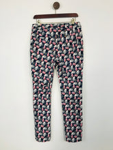 Load image into Gallery viewer, Boden Women's Floral Chinos Trousers | UK10 | Blue