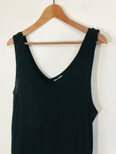 Load image into Gallery viewer, Hush Women's V neck Tank Top | M UK10-12 | Black