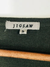 Load image into Gallery viewer, Jigsaw Women's Cashmere Silk Cardigan  | S UK8 | Green