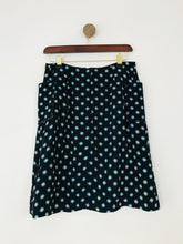 Load image into Gallery viewer, Hobbs Women's Patterned A-Line Skirt | UK10 | Blue