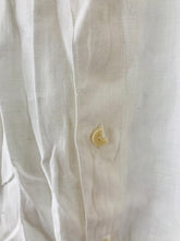 Load image into Gallery viewer, Zegna Sport Men’s Lightweight Linen Button Up Shirt | L | White