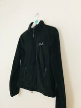 Load image into Gallery viewer, Jack Wolfskin Women’s Zip Up Fleece Jacket | UK8 | Black