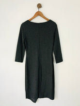 Load image into Gallery viewer, Phase Eight Women’s Asymmetrical Long Sleeve Bodycon Dress | UK12 | Grey