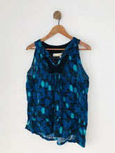 Load image into Gallery viewer, DKNY Jeans Women's Sleeveless Halter Neck Blouse | US8 UK12 | Blue