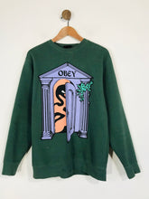 Load image into Gallery viewer, Obey Men's Cotton Sweatshirt | S | Green