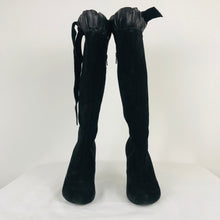 Load image into Gallery viewer, Vero Cuoio Womens Suede Heeled Boots | EU37 UK4 | Black