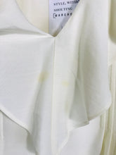 Load image into Gallery viewer, Warehouse Women's Ruffle Blouse NWT | UK14 | Yellow